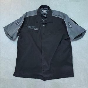 Harley Davidson button up shirt